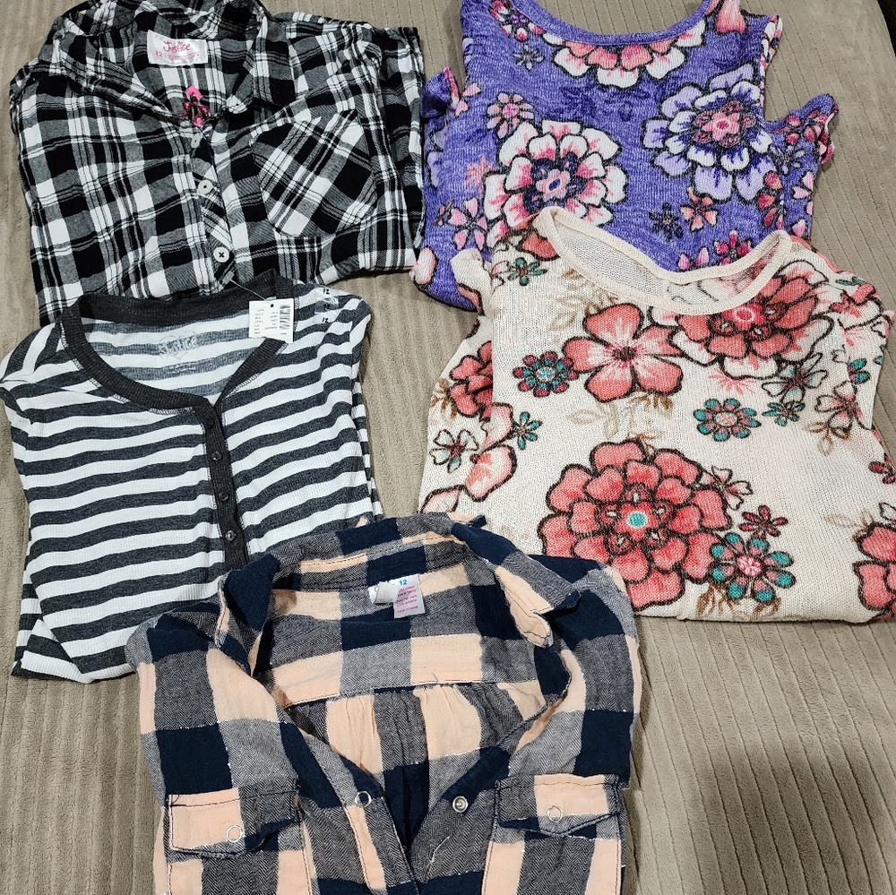 Justice shirt lot